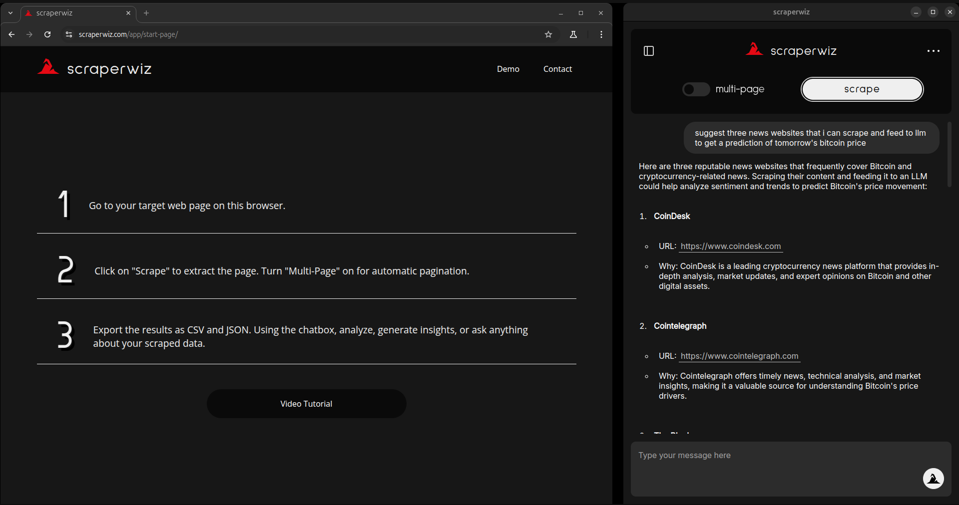 ScraperWiz gallery image