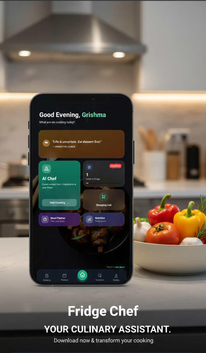 Fridge Chef - Screenshot 2 showing product features and functionality