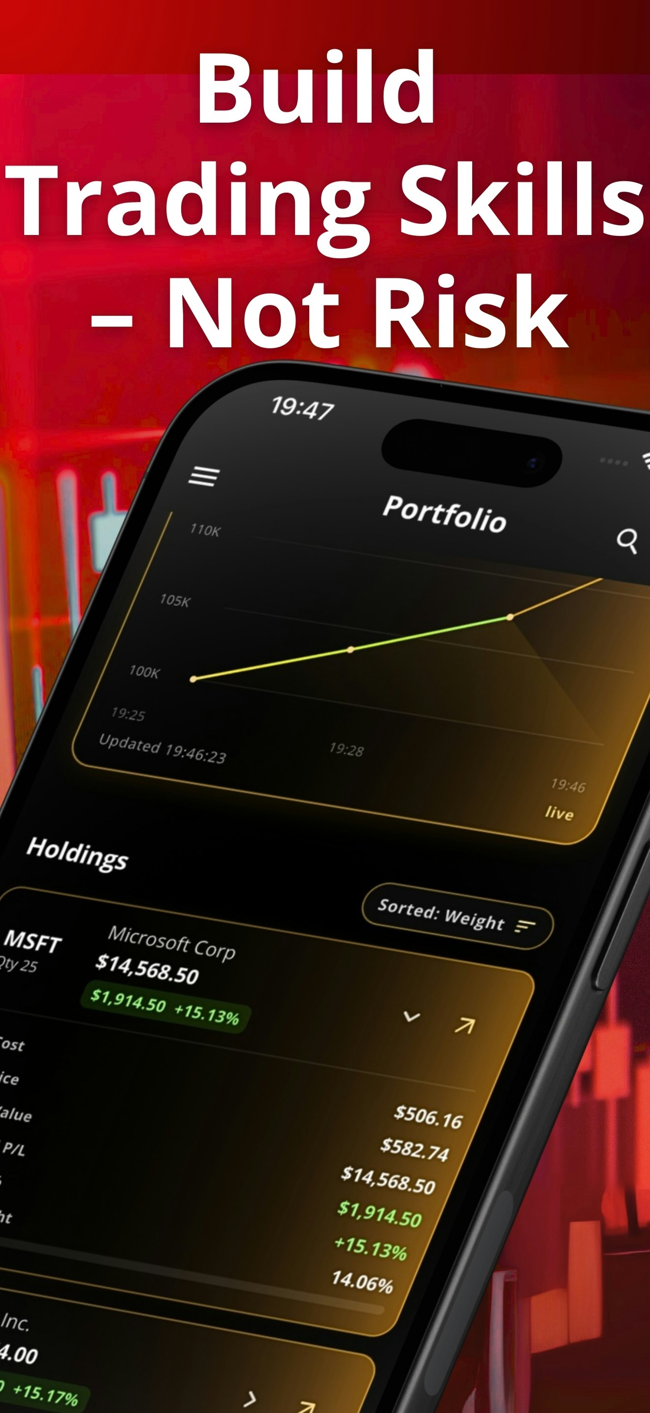 Média Tradesim - Simulator de trading d'actions - Entraînez-vous à investir sans risque avec des données de marché réelles 4