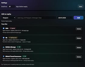 TripExpiry gallery image