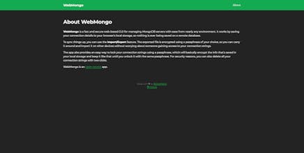 WebMongo (Beta) gallery image