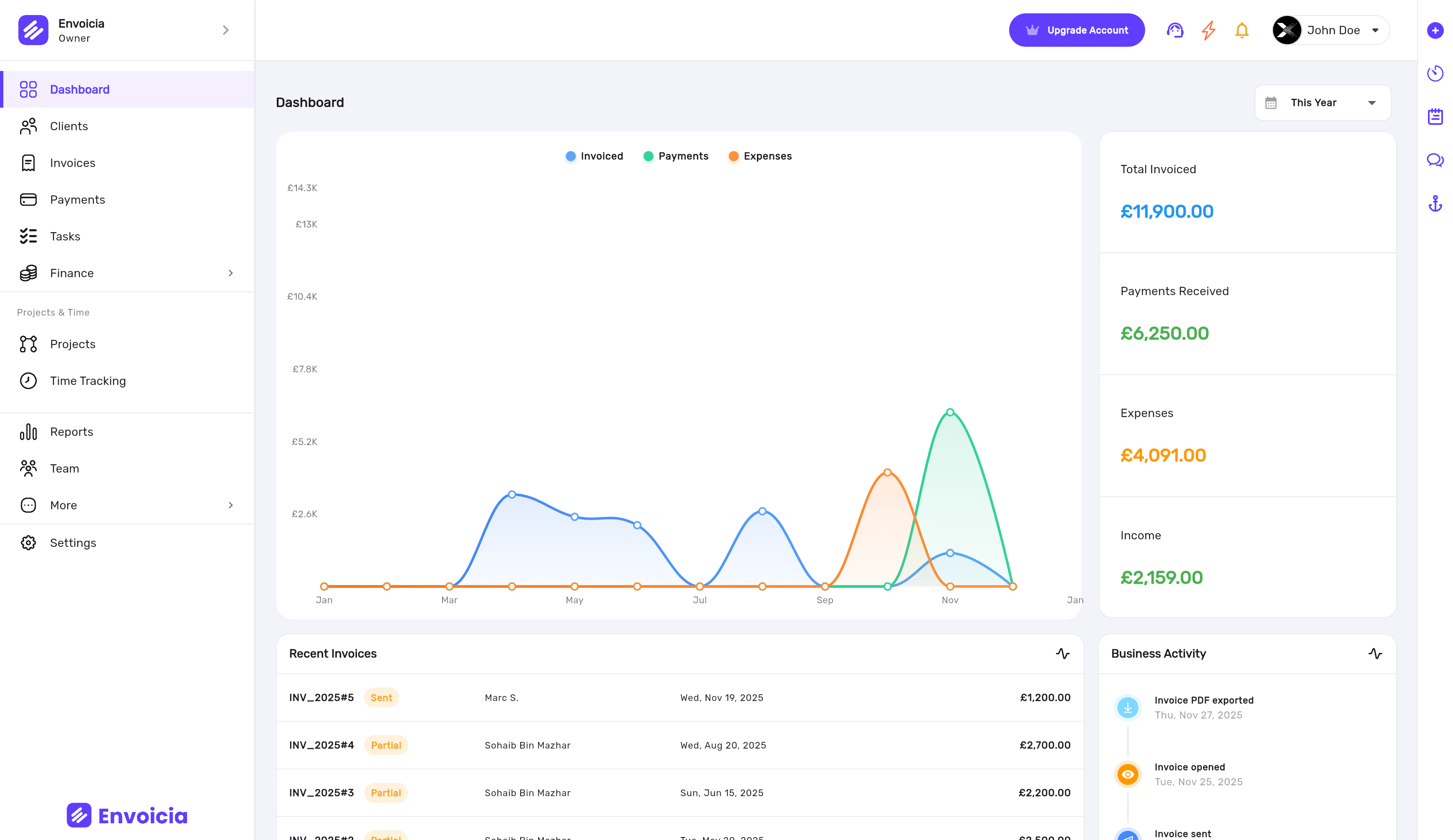 Envoicia - Main product screenshot demonstrating key features and user interface