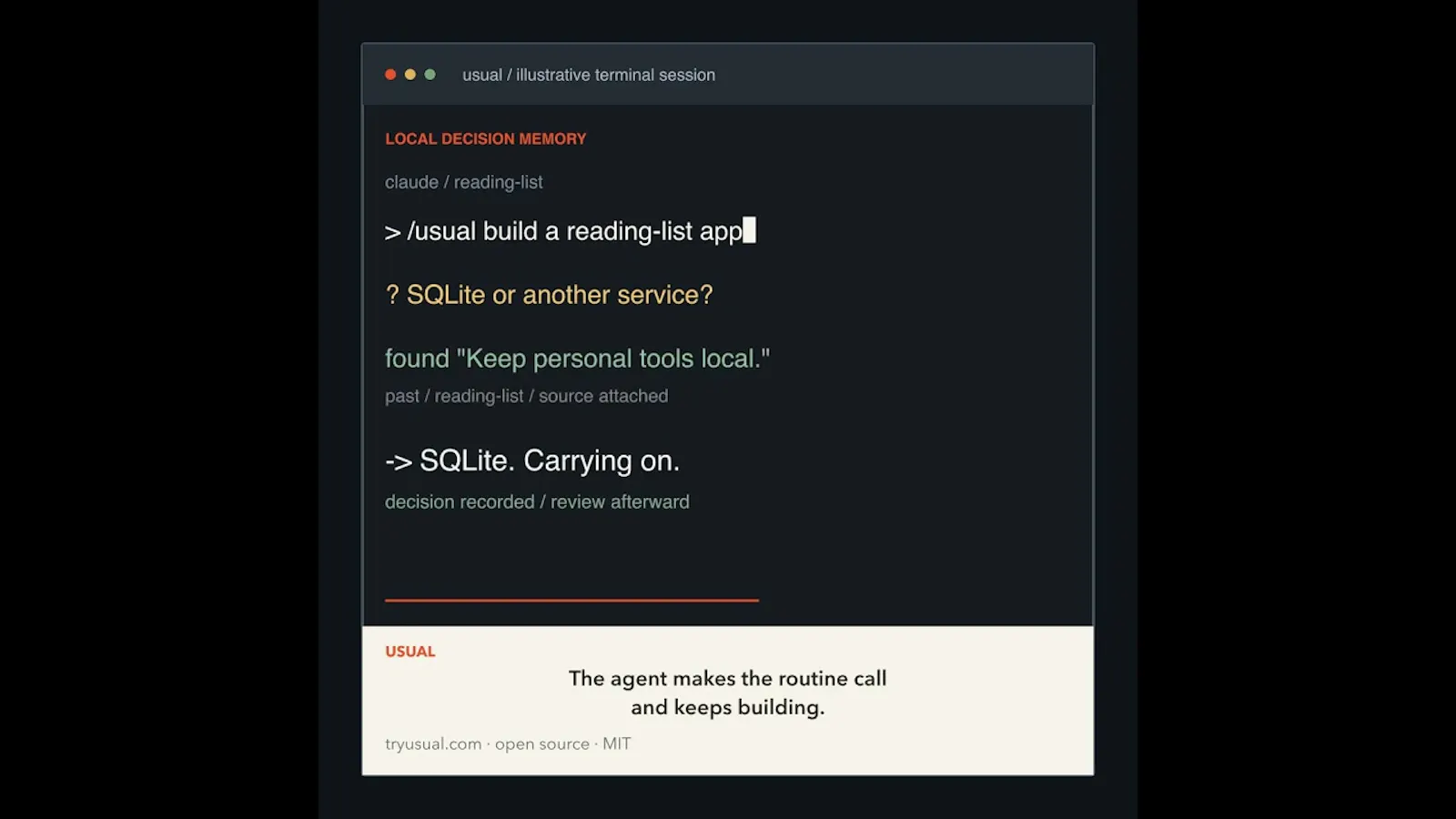 Usual screenshot 1 (video preview)