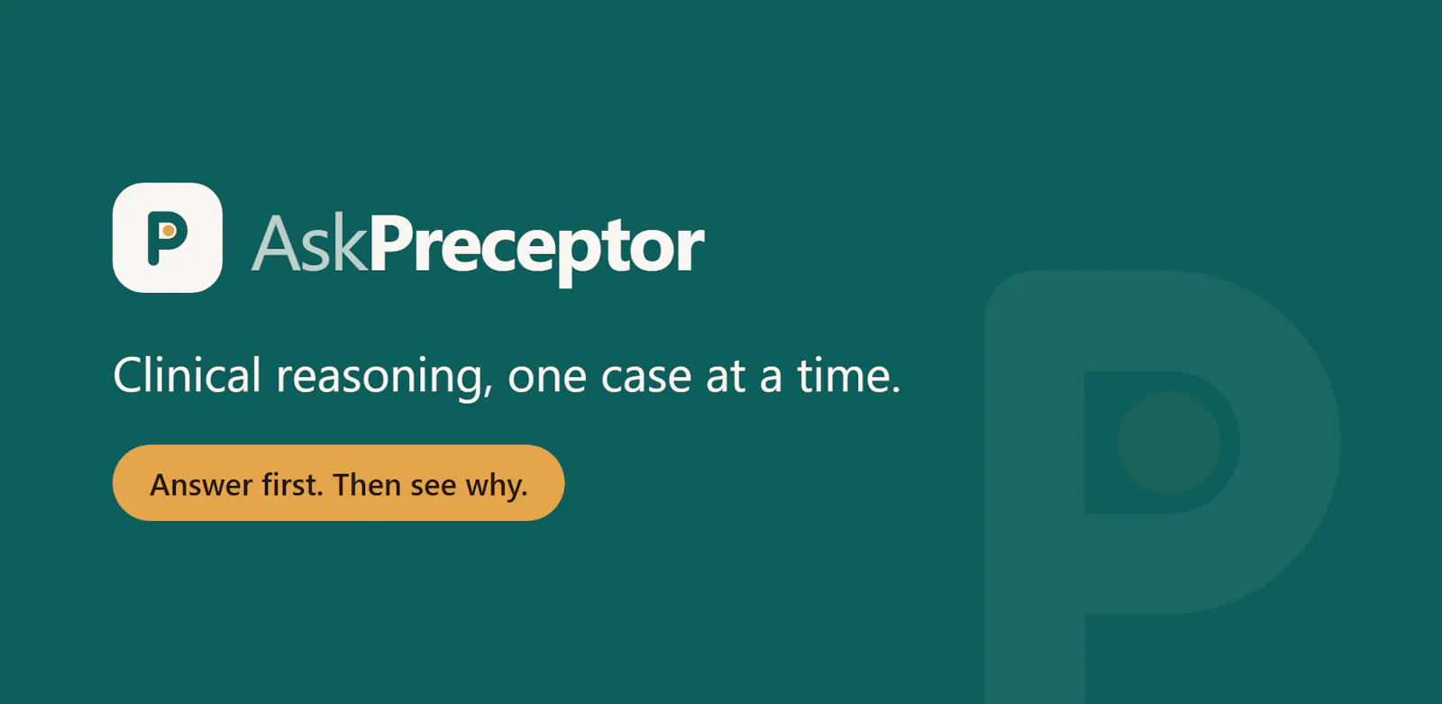 AskPreceptor screenshot 1