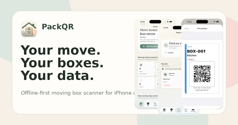PackQR screenshot 1