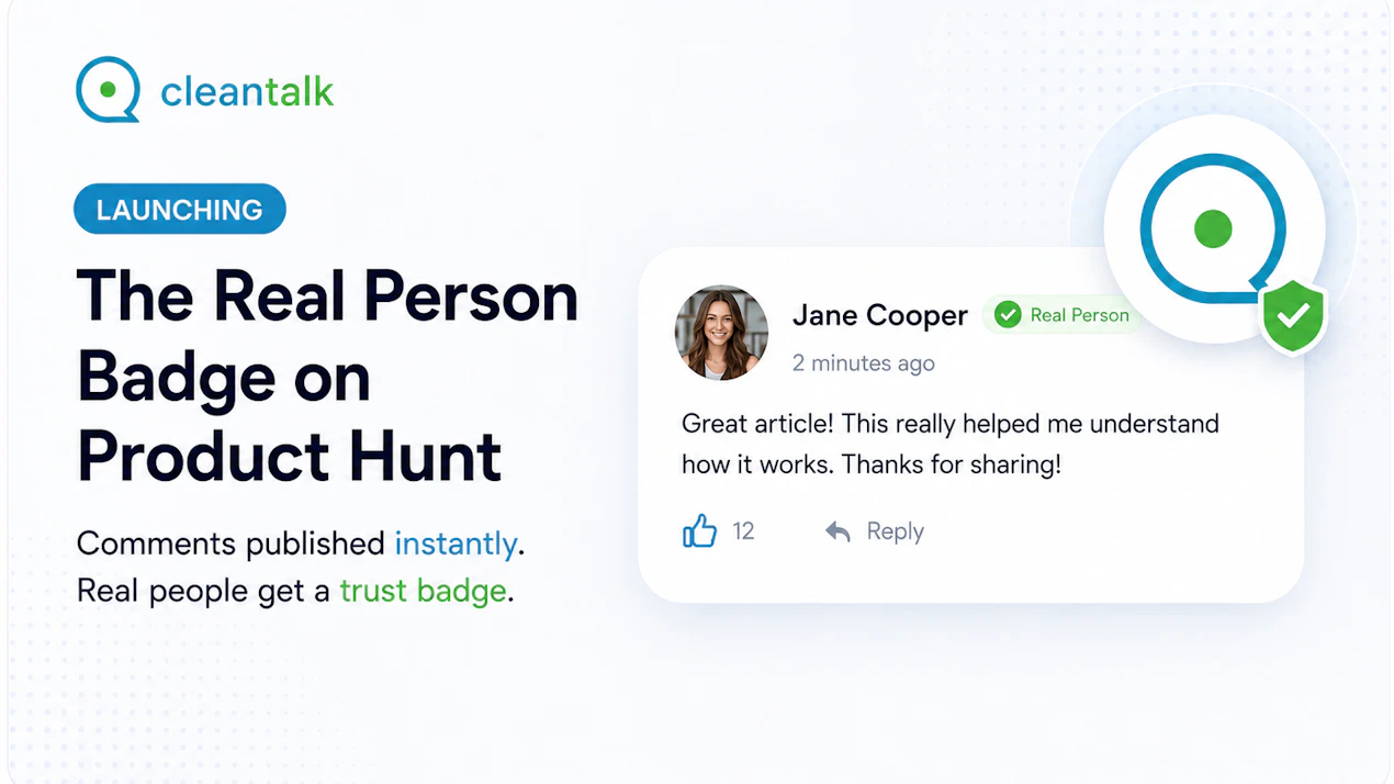 The Real Person badge! product