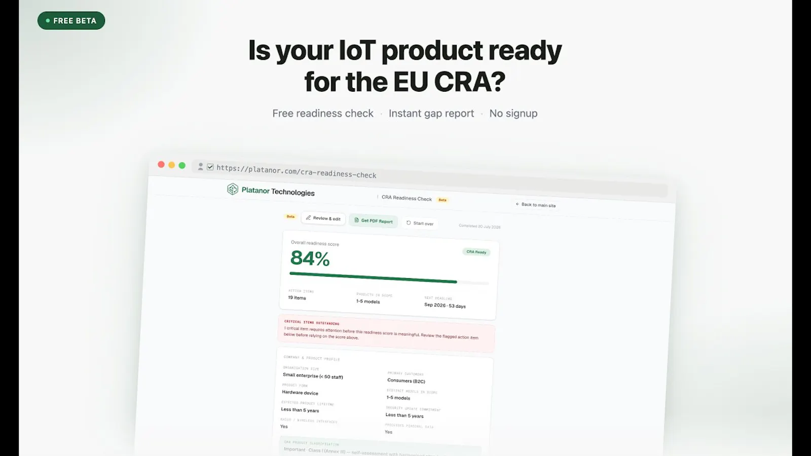 CRA Readiness Check screenshot 1 (video preview)