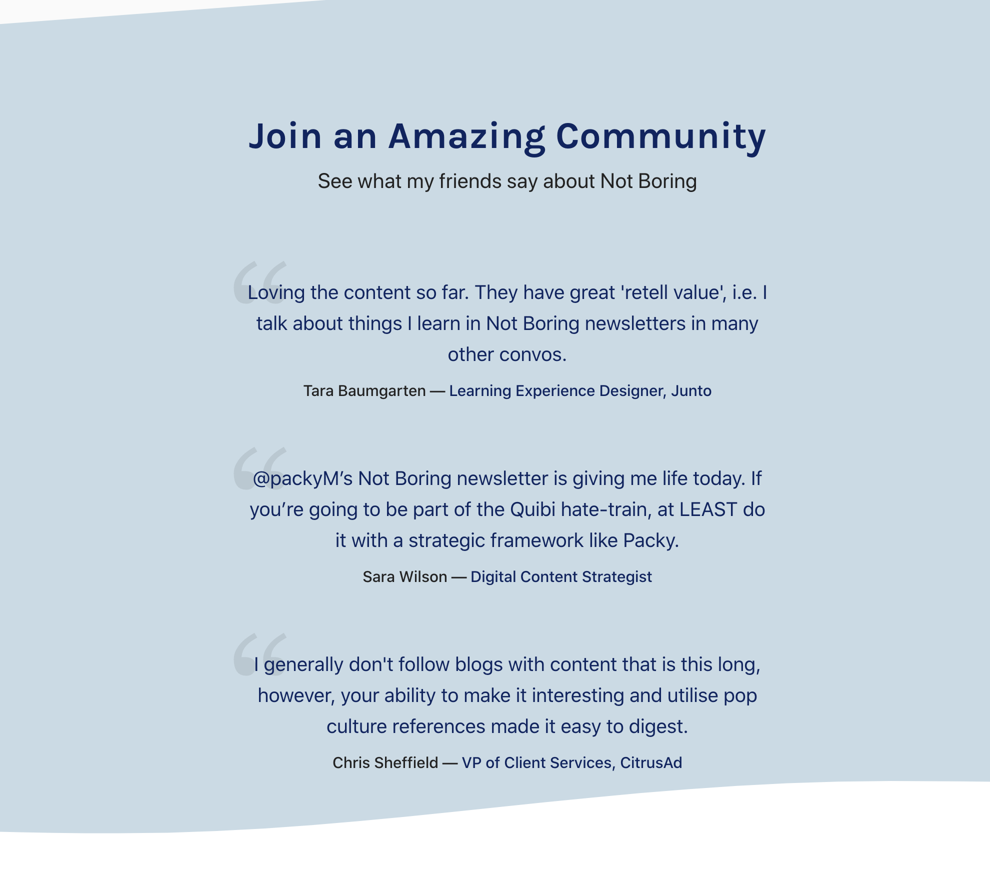 Not Boring: Business strategy but not boring. | Product Hunt