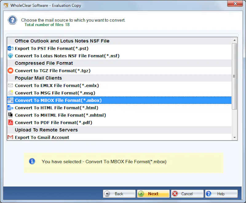 WholeClear MSG to PDF Converter screenshot 2