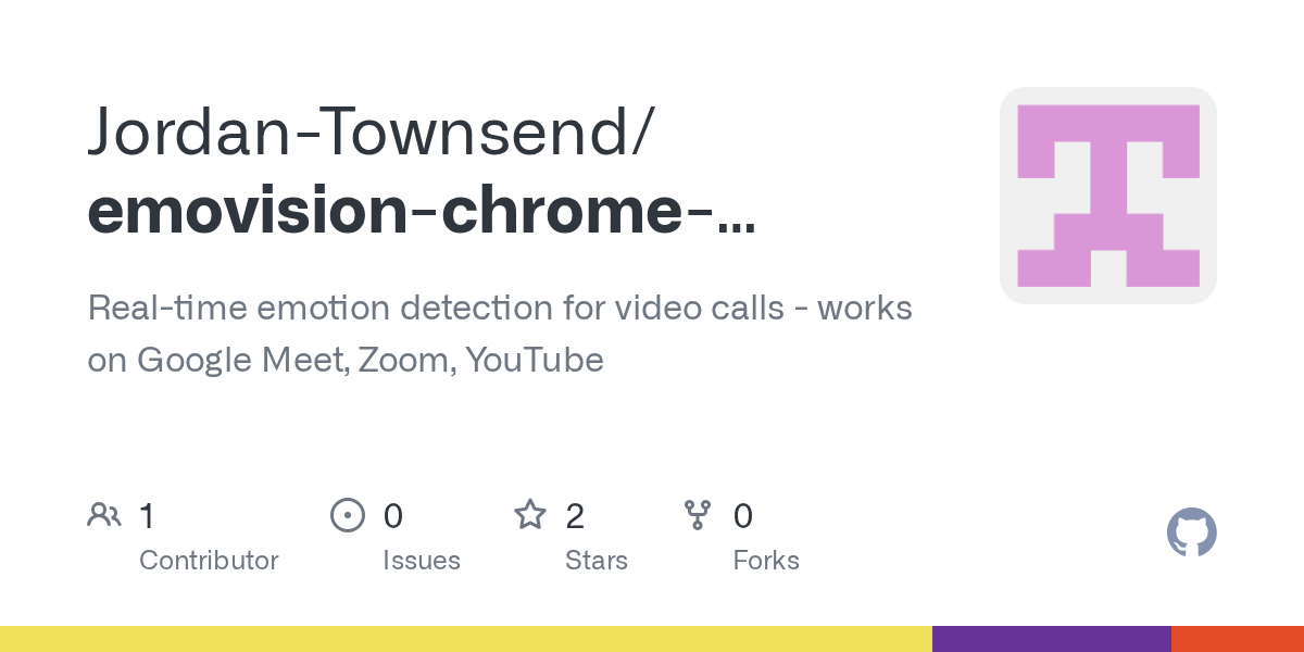 Emovision Open Source Chrome Extension - Main product screenshot demonstrating key features and user interface