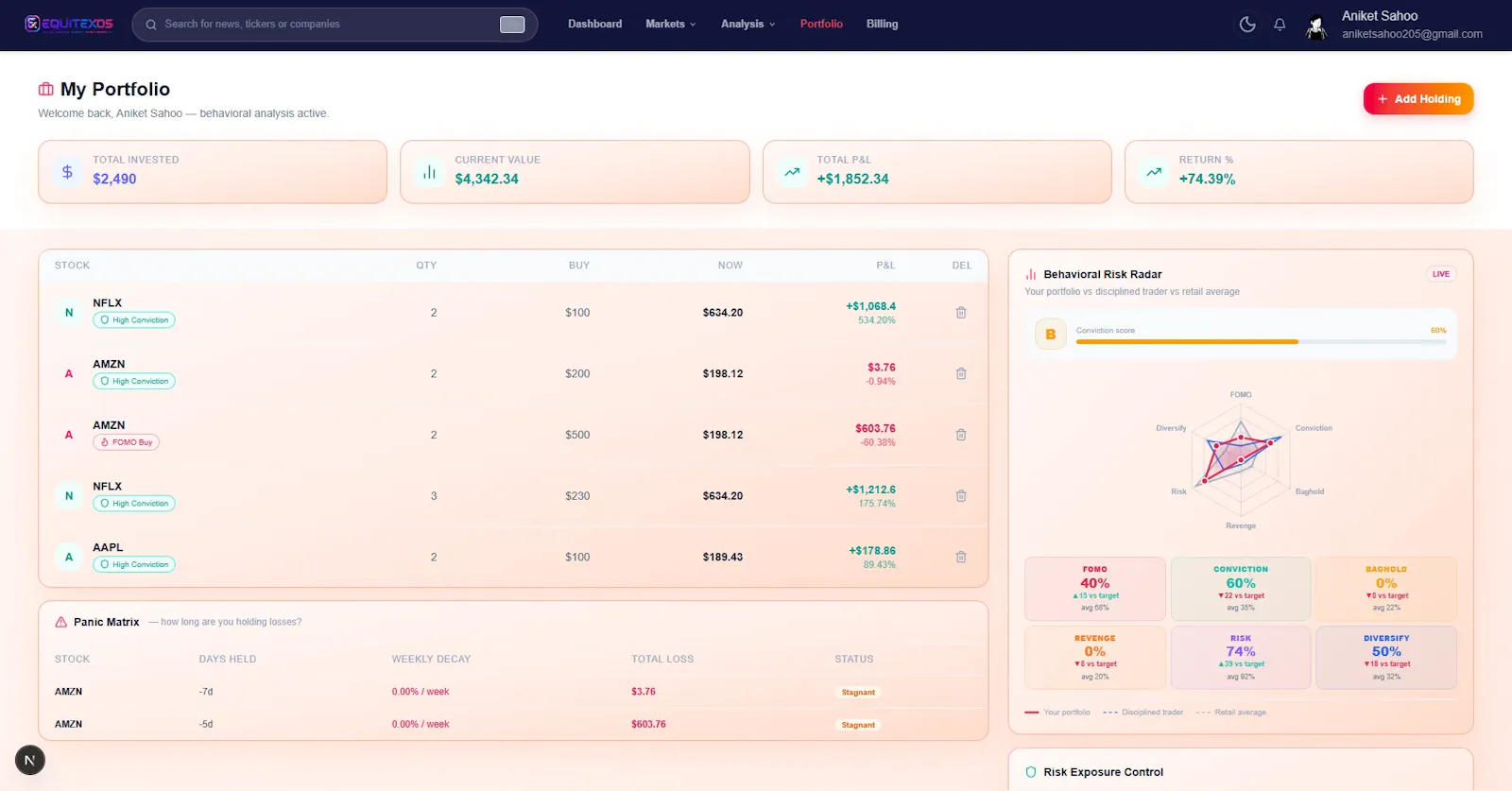 Equitexos screenshot 2