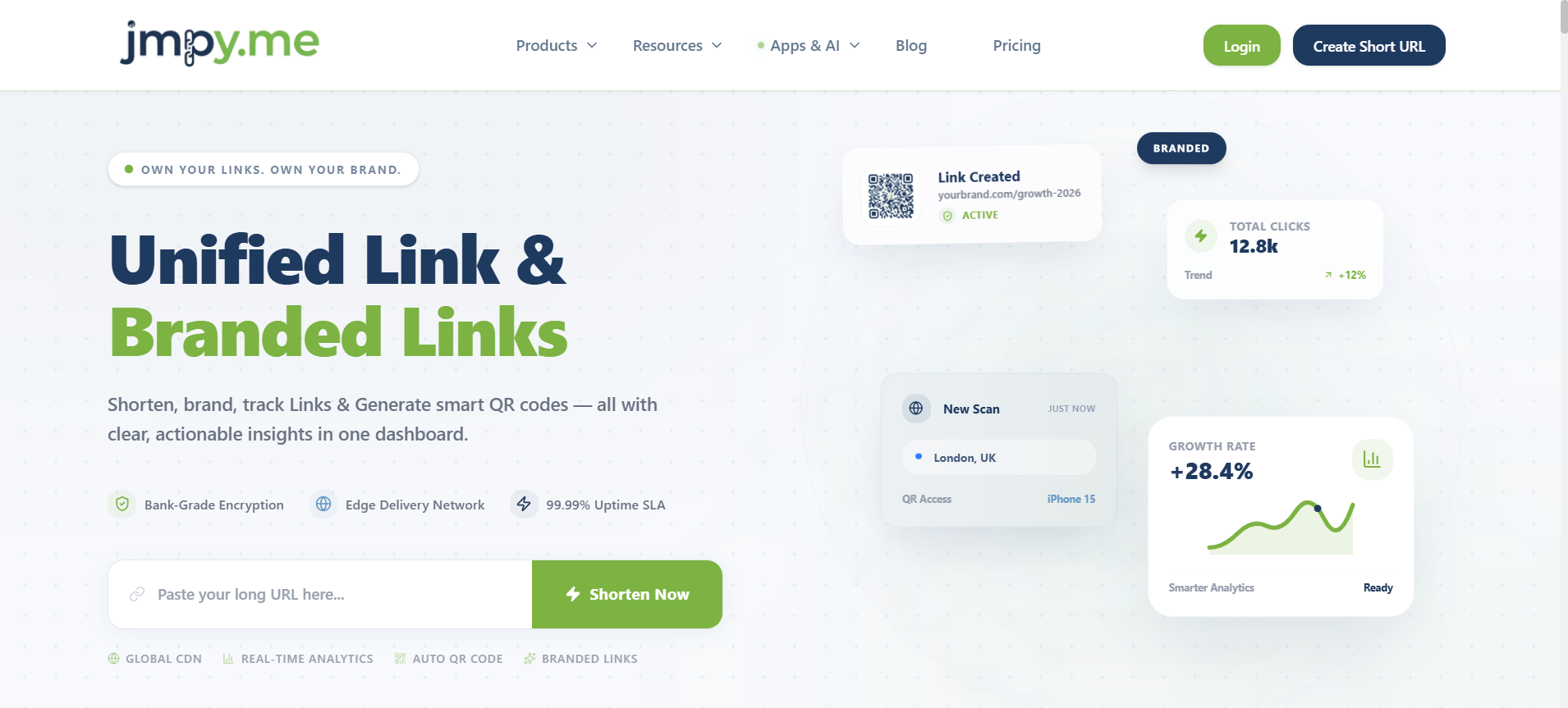 Jmpy.me Dynamic Links & QR Free gallery image