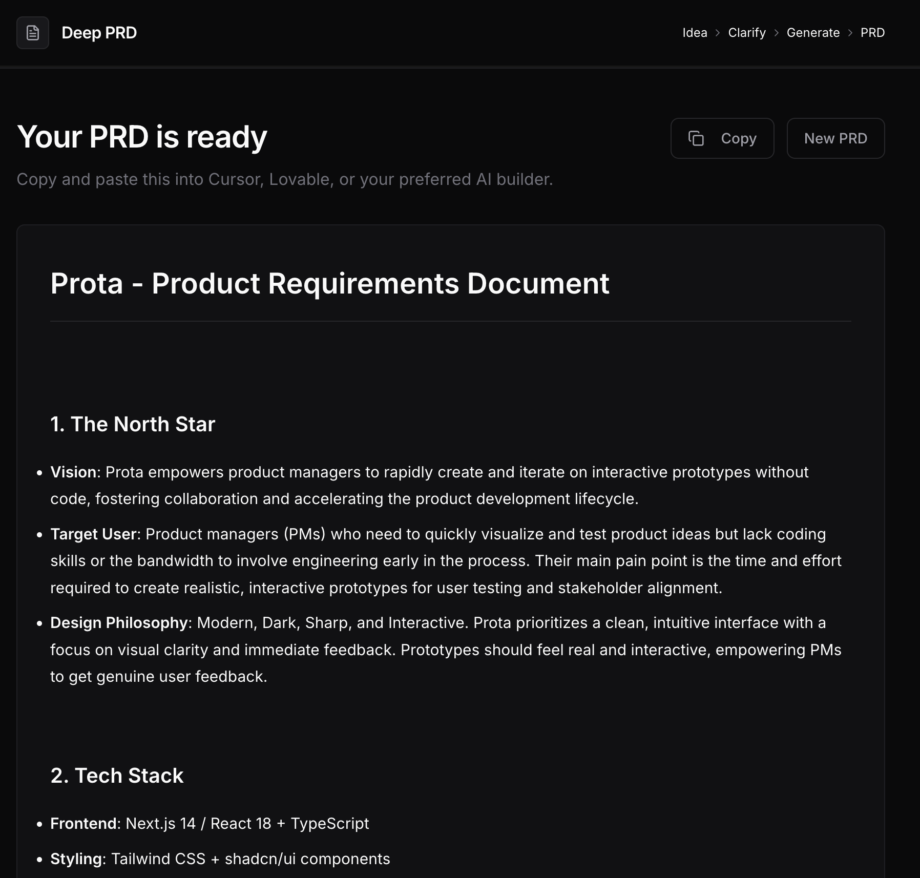 Deep PRD gallery image