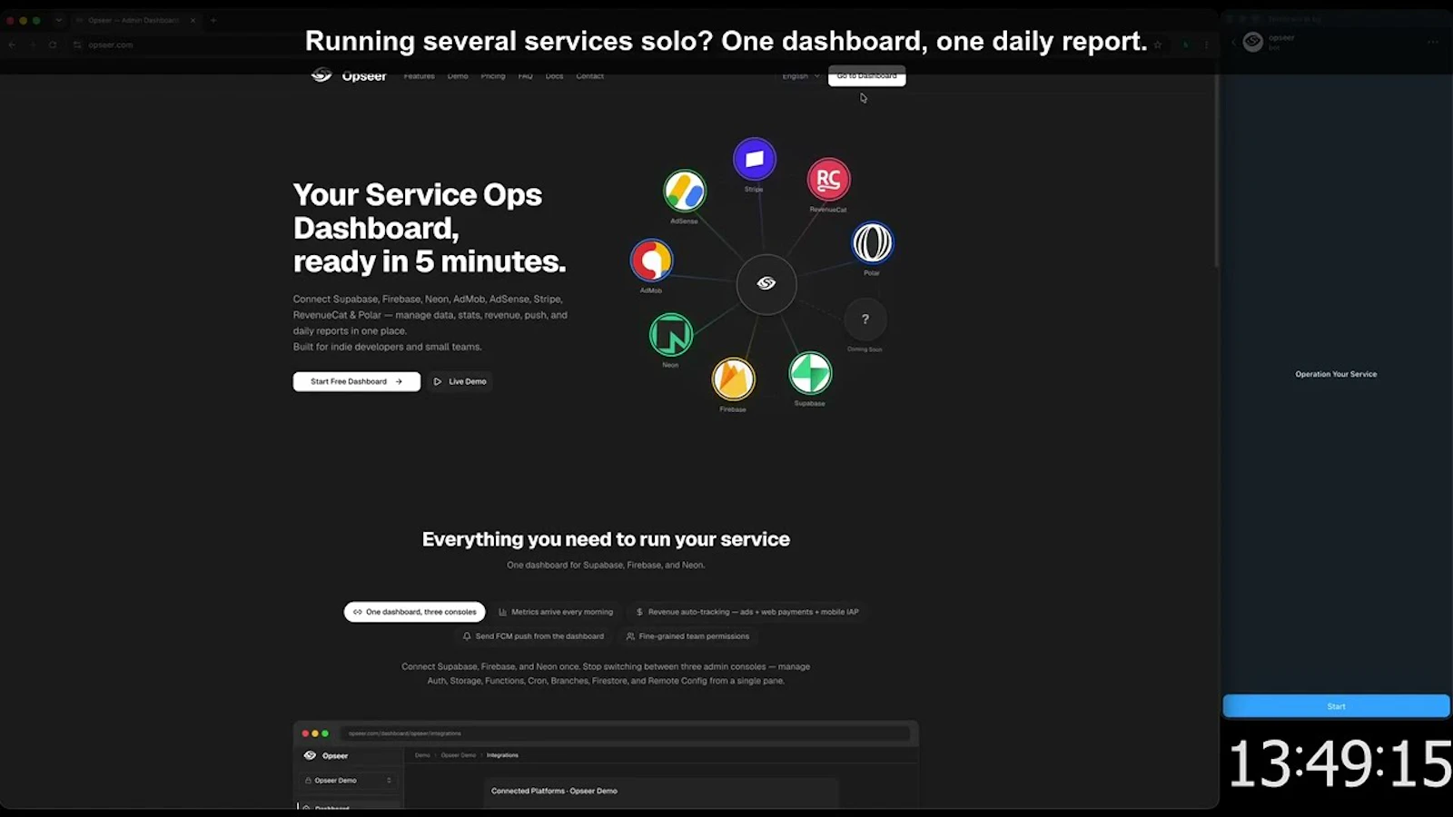 Opseer screenshot 1 (video preview)