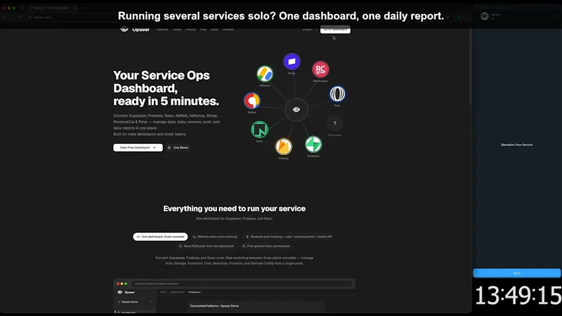Opseer screenshot 1 (video preview)