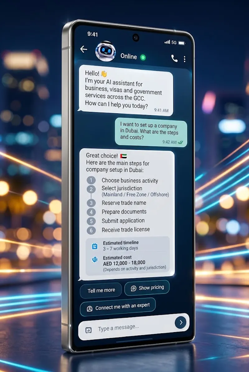 Gulf Bot GCC screenshot 1