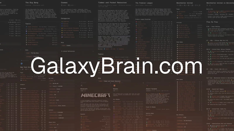 GalaxyBrain screenshot 1 (video preview)