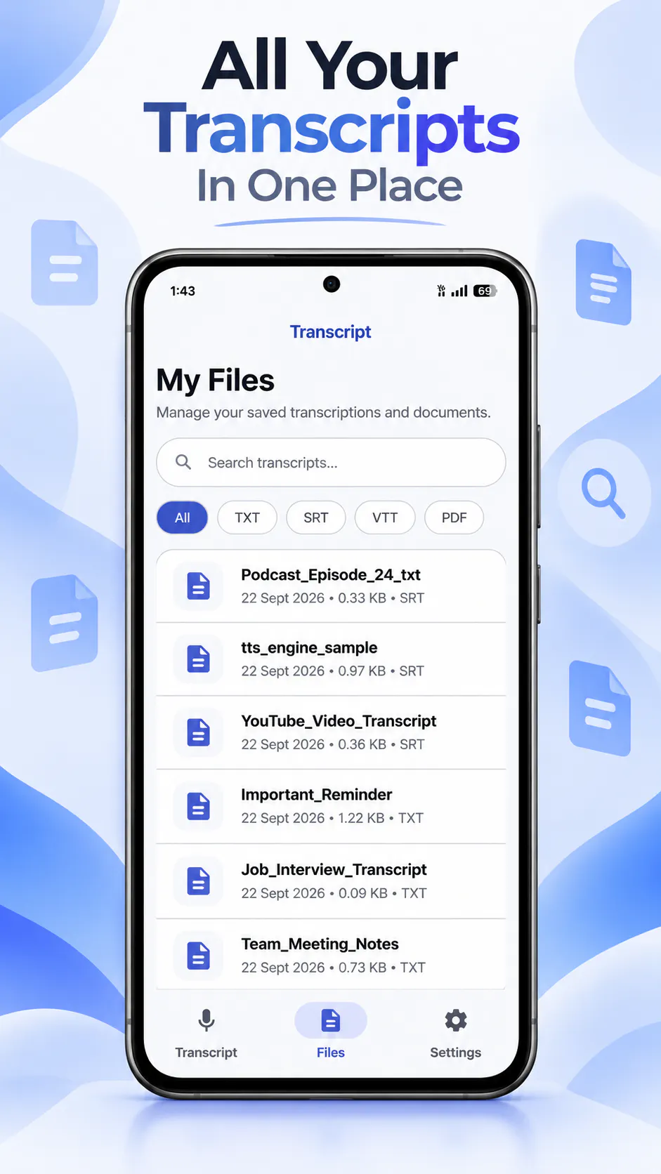 VoxTranscript - Offline Ai  gallery image
