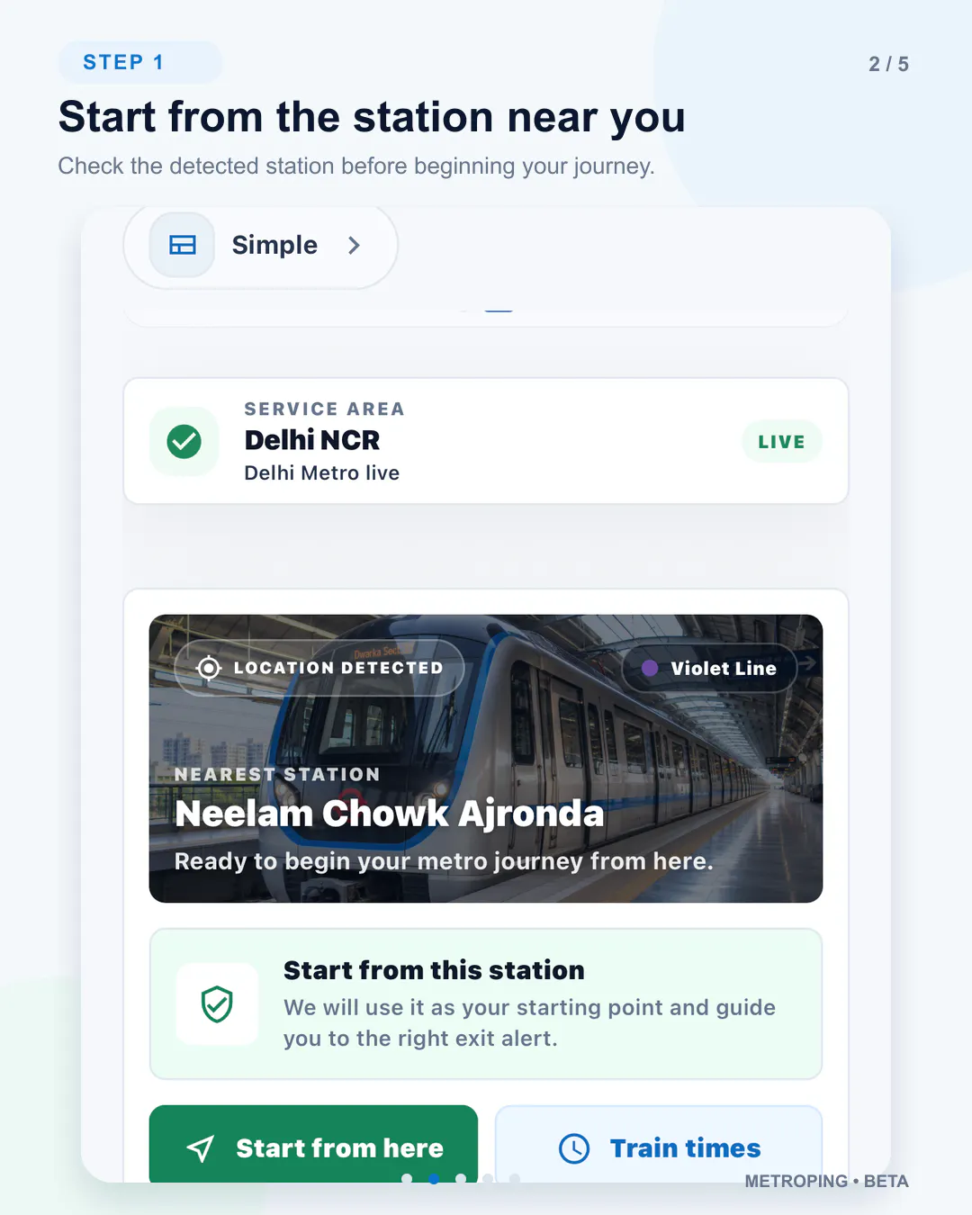 MetroPing gallery image