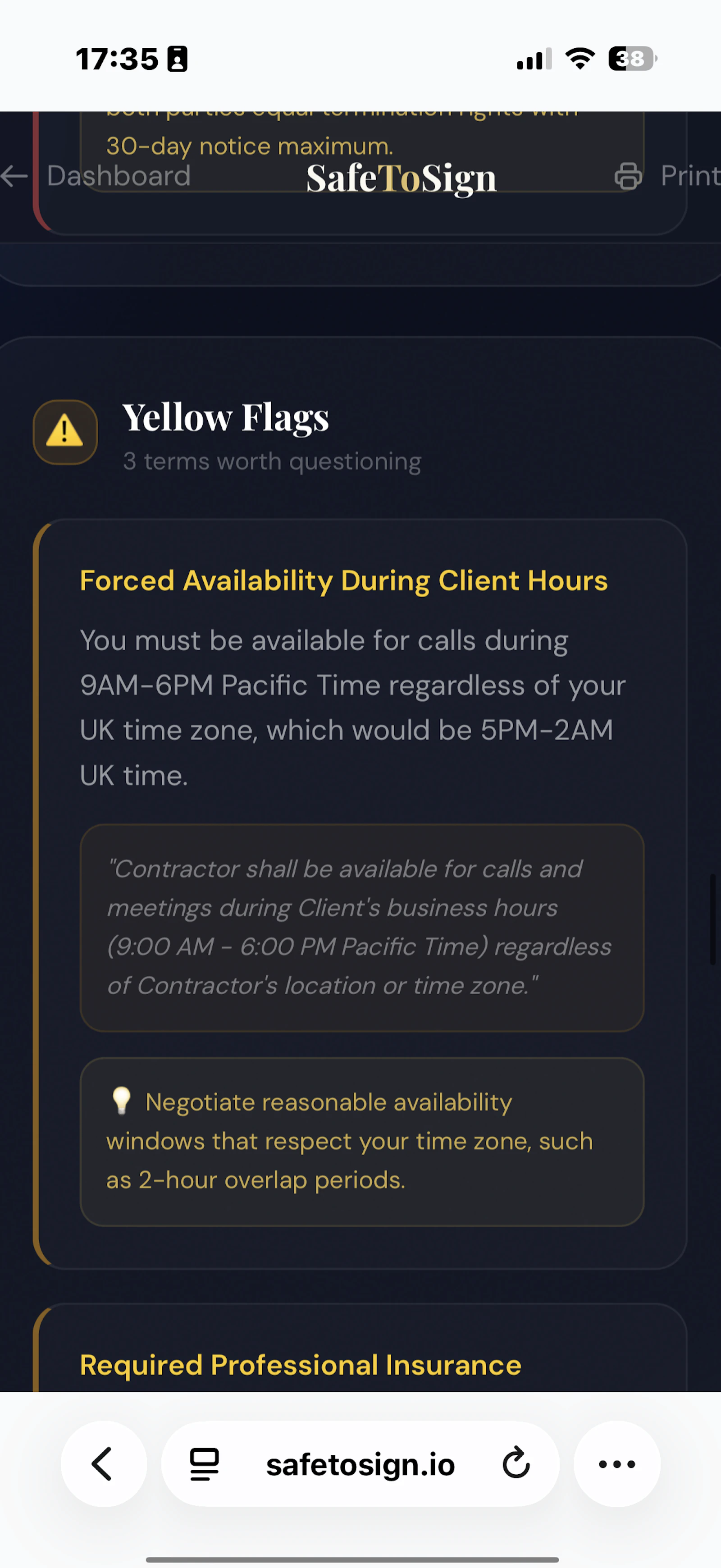 SafeToSign screenshot 11