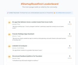 Startup Roast Generator (with Audio) gallery image