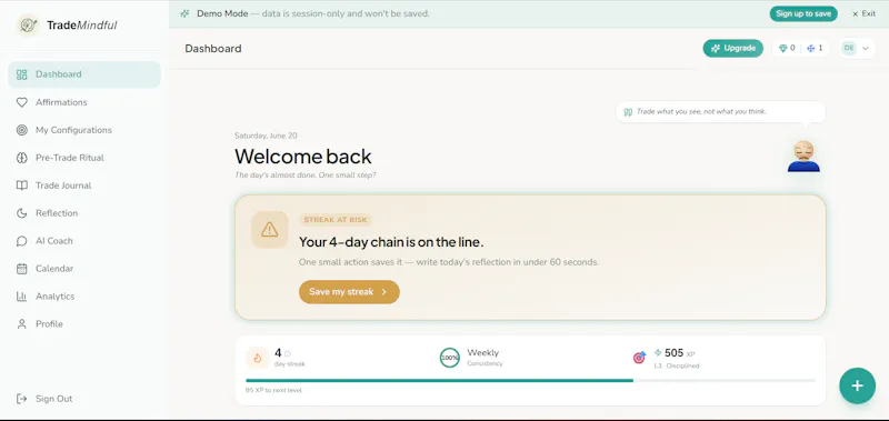 TradeMindful screenshot 3