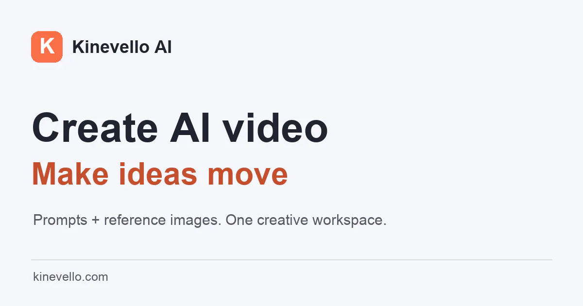 Kinevello AI Video Generator gallery image