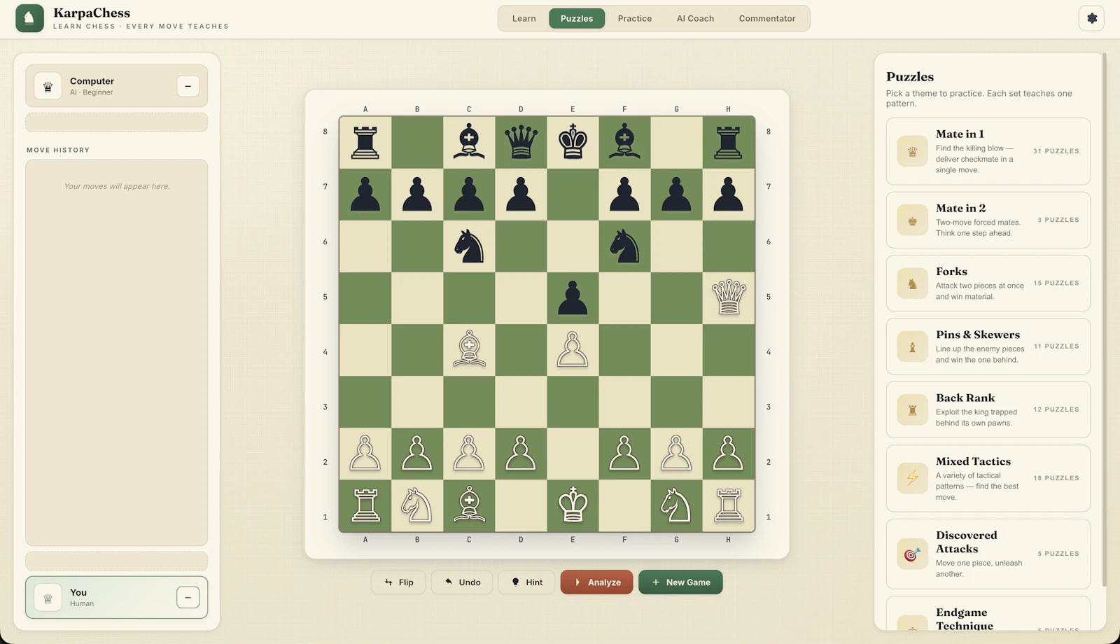 KarpaChess screenshot 3