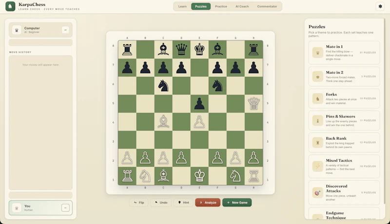 KarpaChess screenshot 3