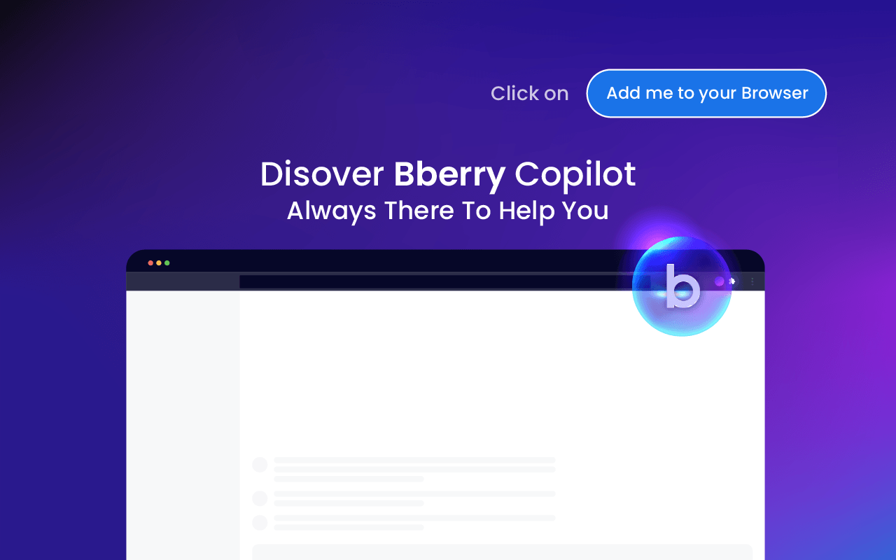 Bberry Copilot - Kapalı Beta media 1