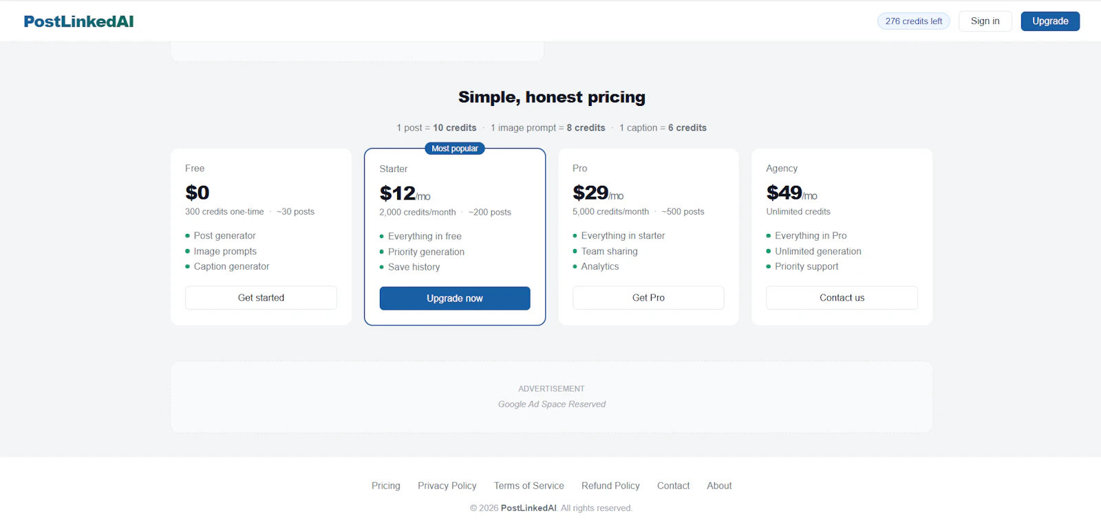 PostLinkedAI screenshot 9