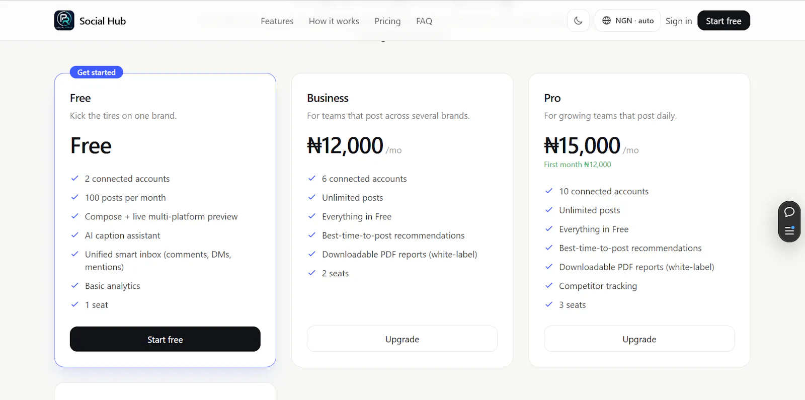 Social Hub screenshot 1