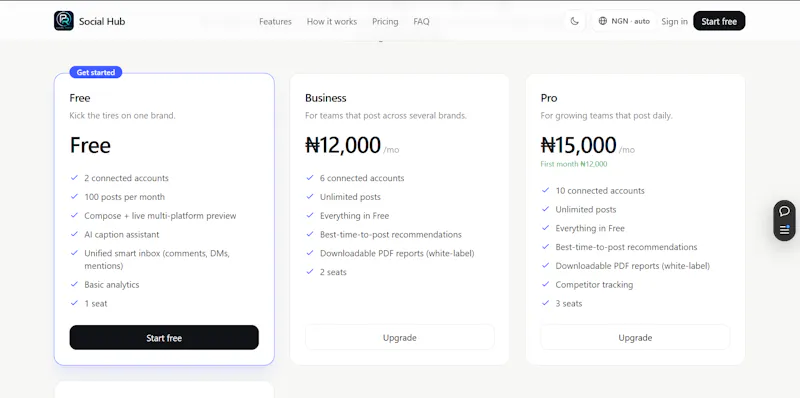 Social Hub screenshot 1
