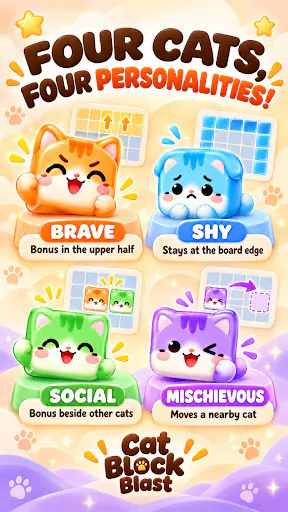 meowblast - cat puzzle block gallery image