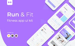 Run&Fit Fitness App UI Kit media 1