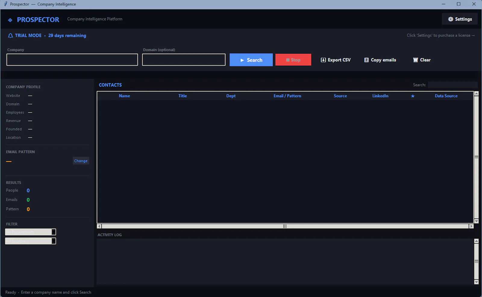 Prospector Email Finder screenshot 2