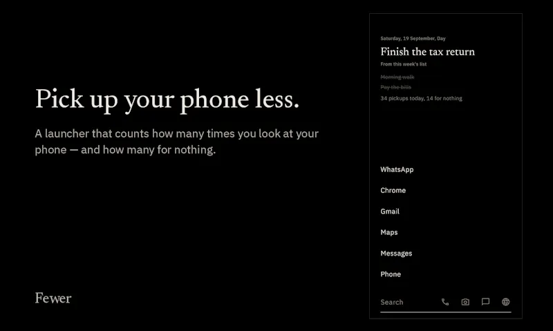 Fewer screenshot 2