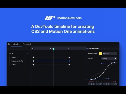 Motion DevTools gallery image