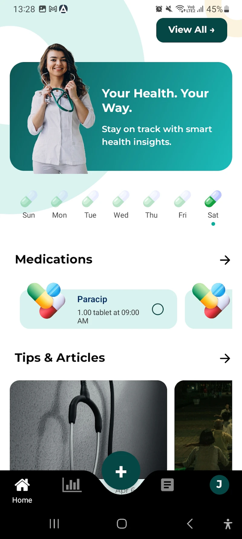 Mediitrack screenshot 1