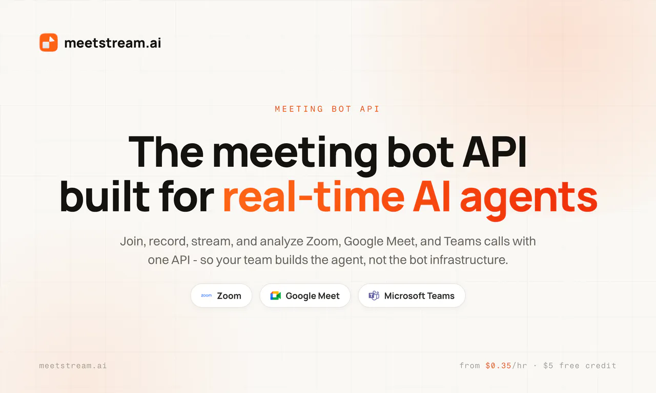 MeetStream AI screenshot 1