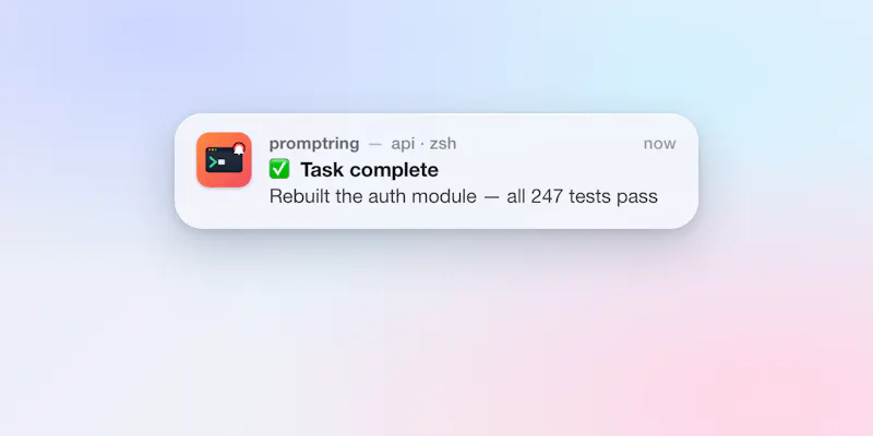 promptring screenshot 2