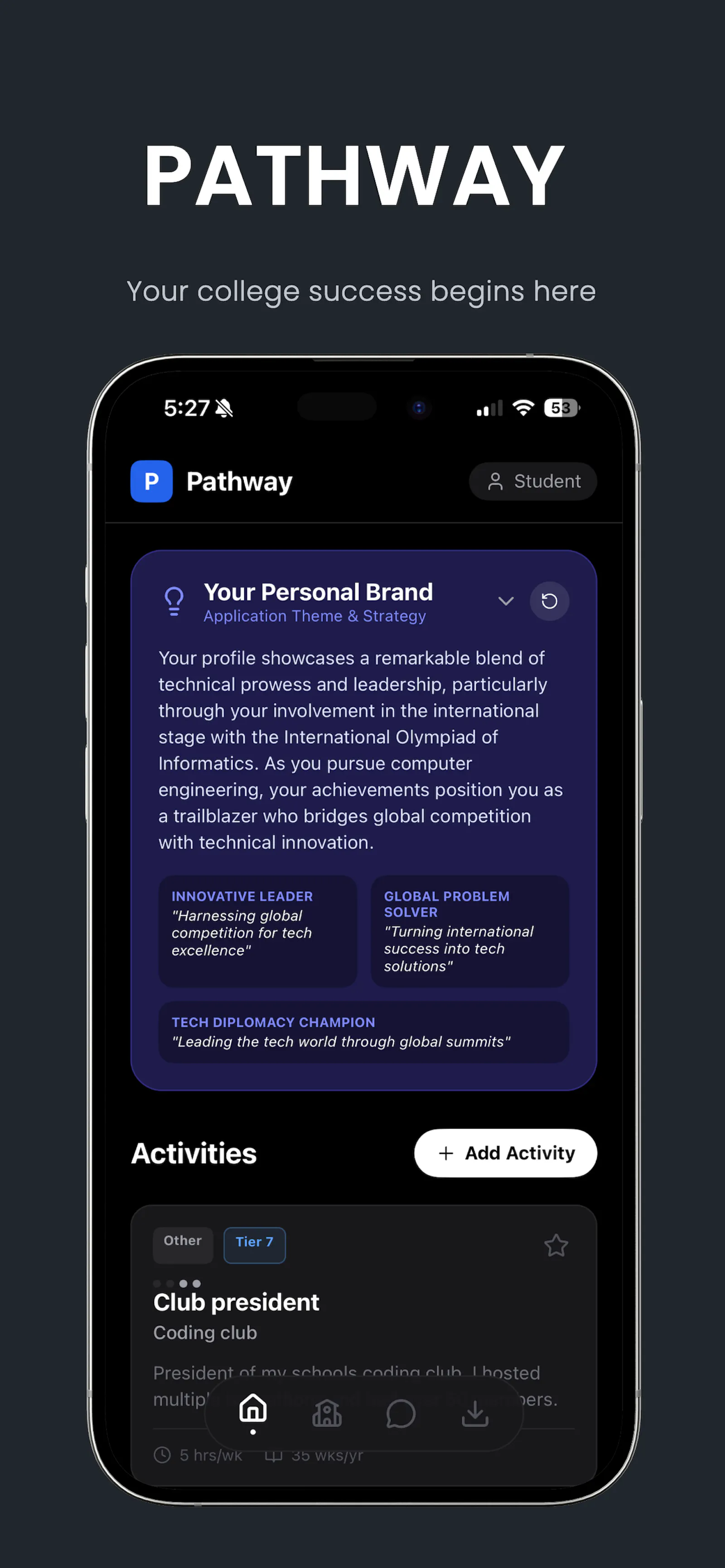 Pathway: College Admissions screenshot 1