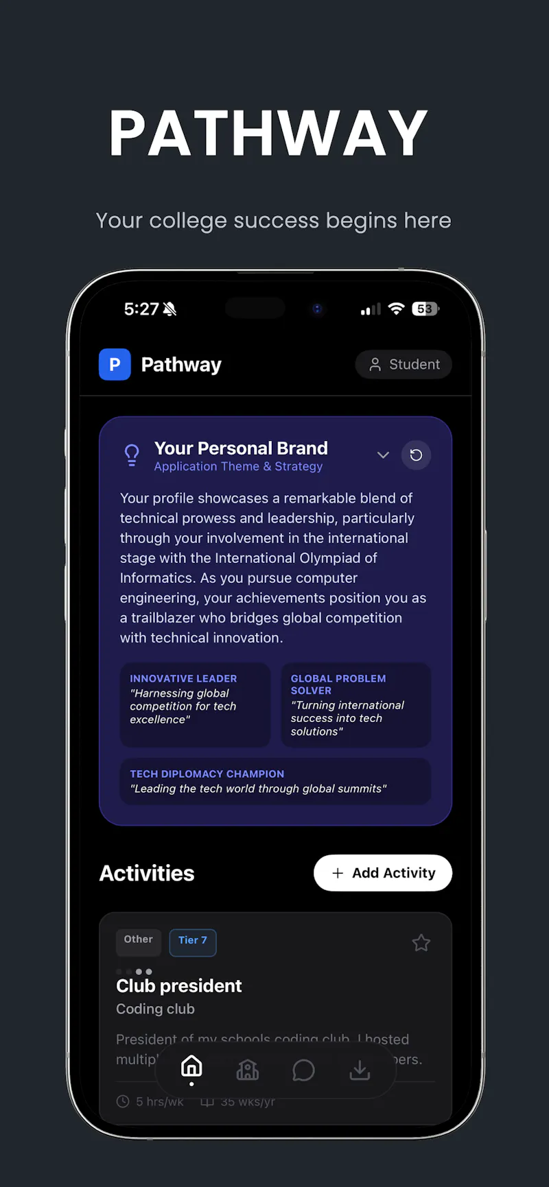 Pathway: College Admissions screenshot 1