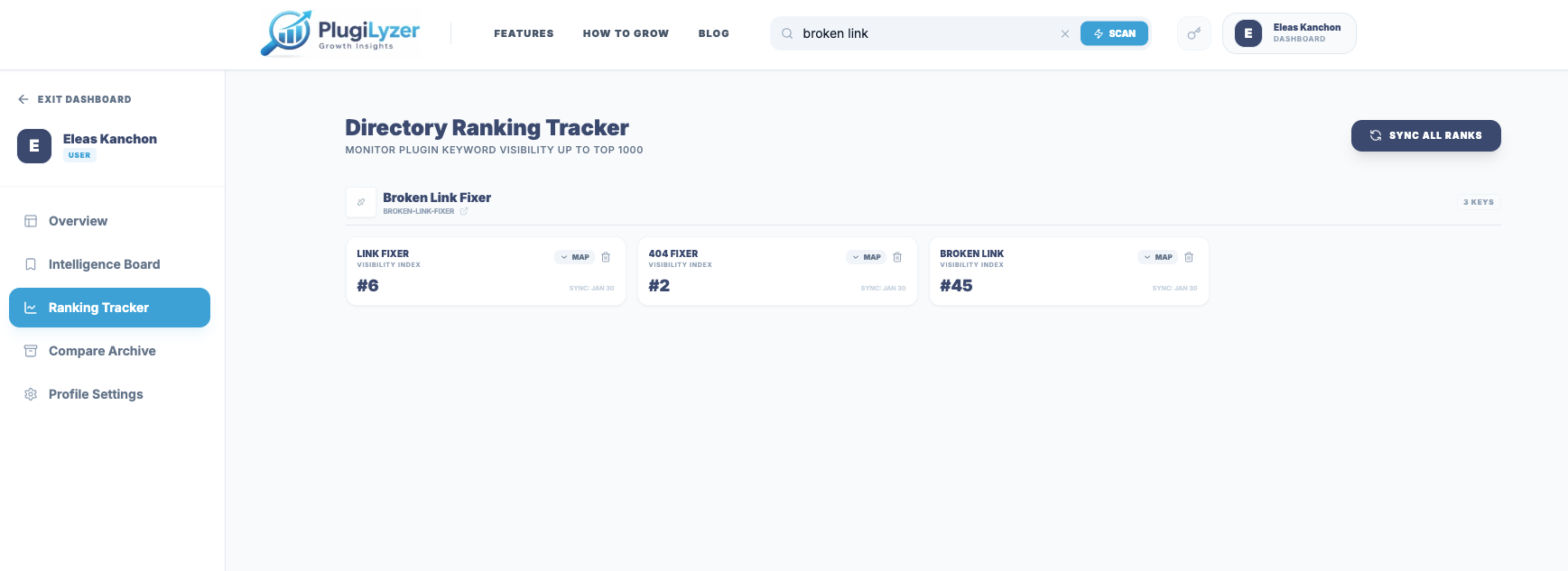 PlugiLyzer - Screenshot 3 showing product features and functionality