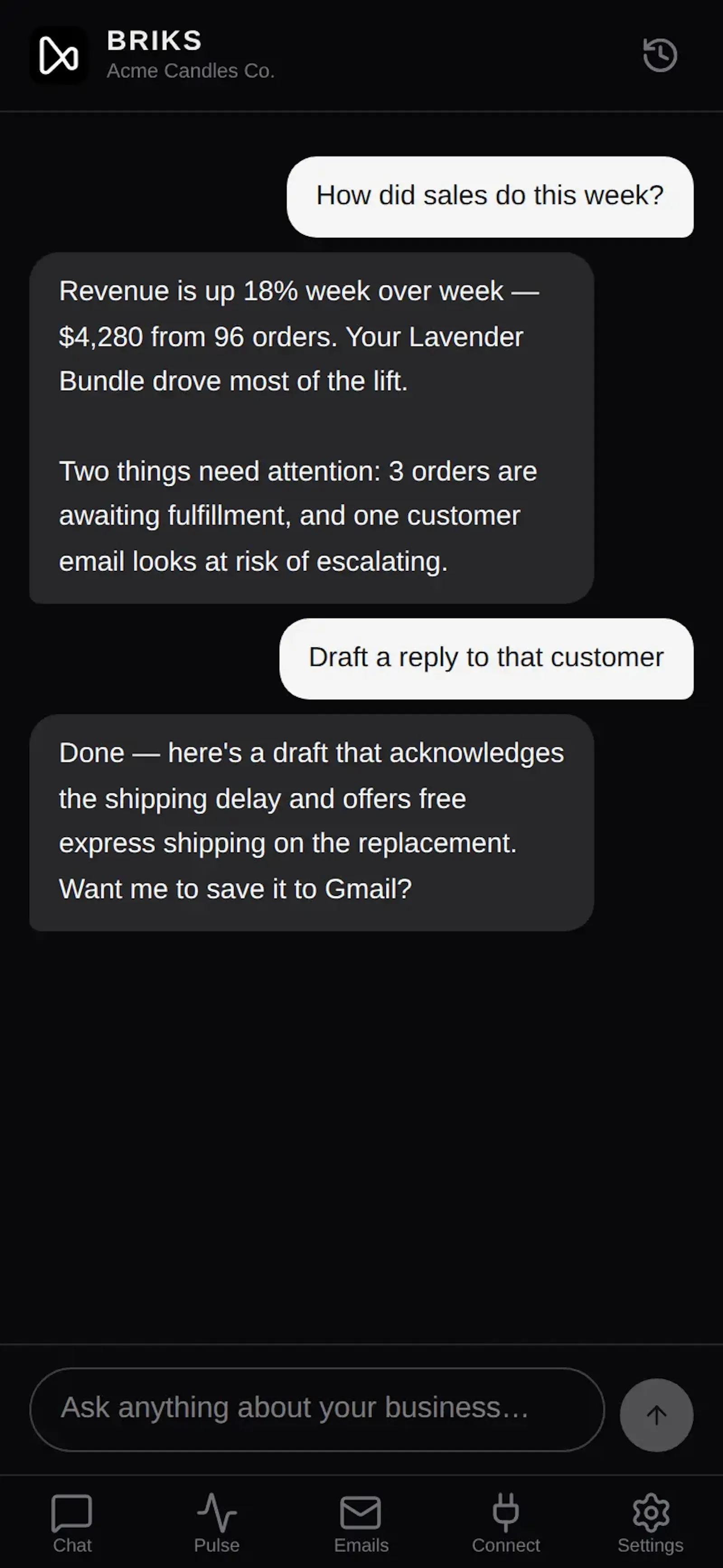 BRIKS screenshot 1