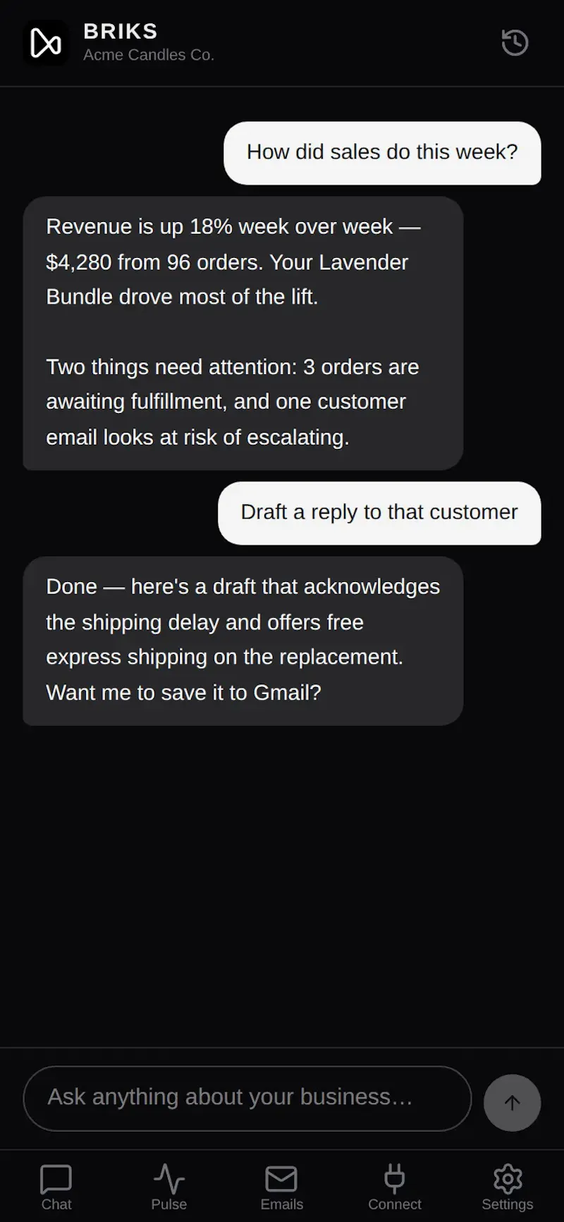 BRIKS screenshot 1