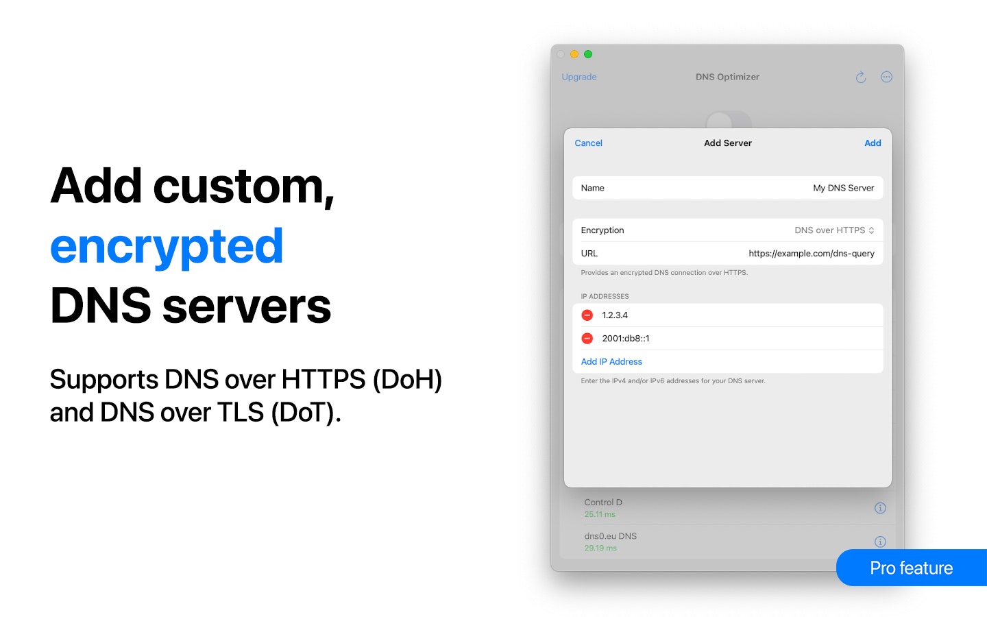 DNS Optimizer - App DNS Changer & Benchmarking per iPhone, iPad e Mac media 3