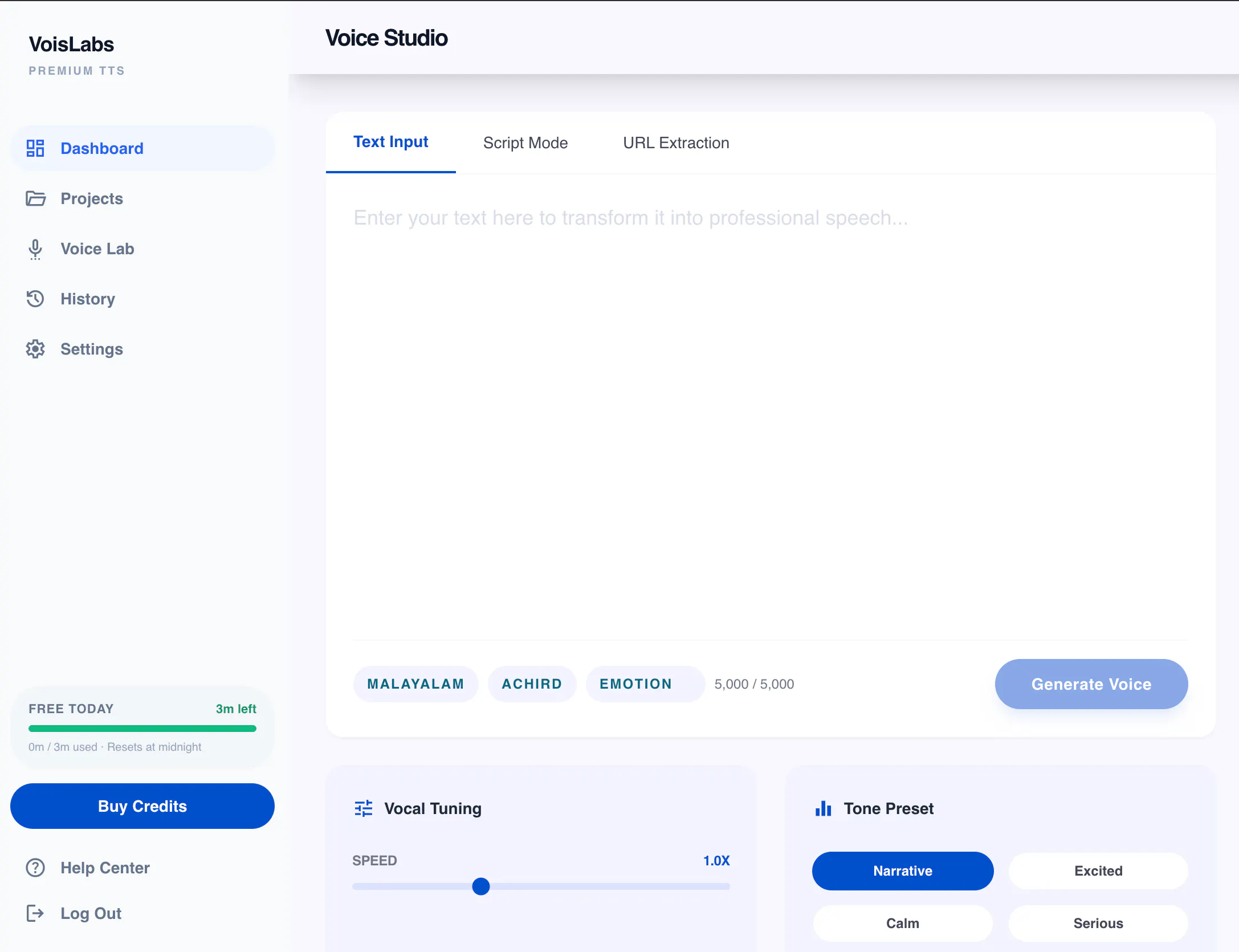 VoisLabs — Text to Speech 제품 배너