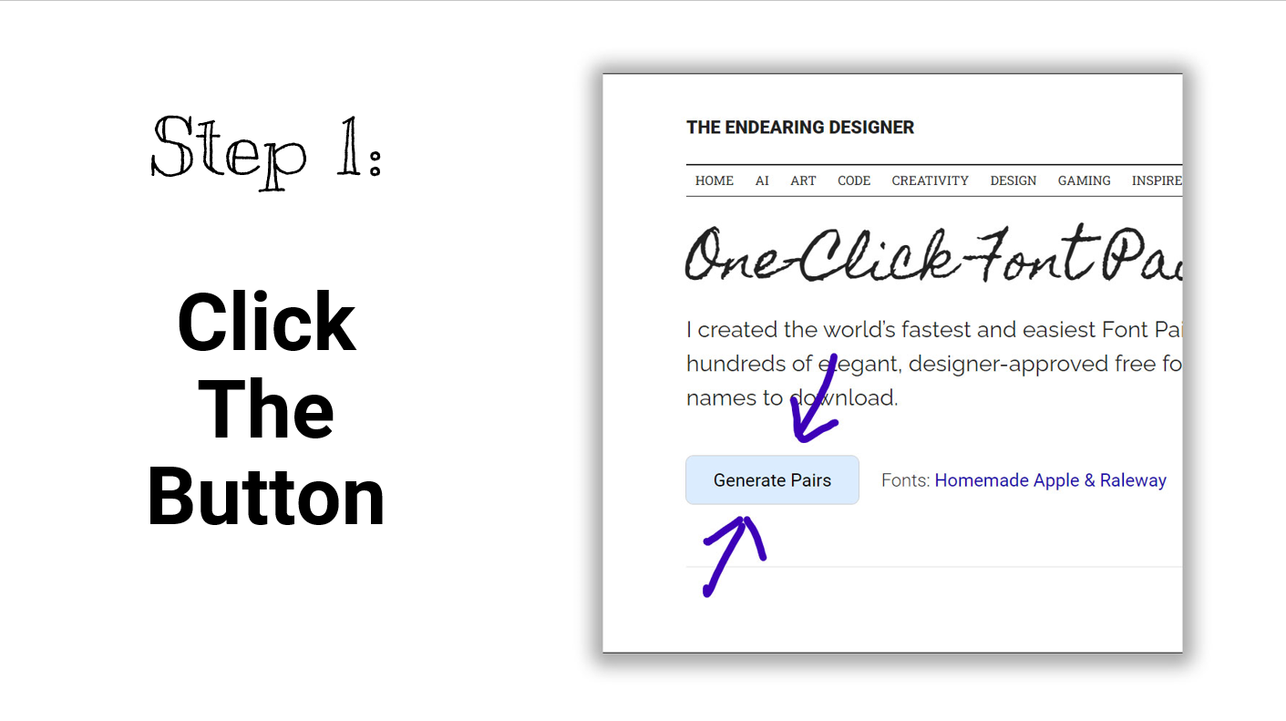 Letterlettertype-parengenerator met één klik media 2