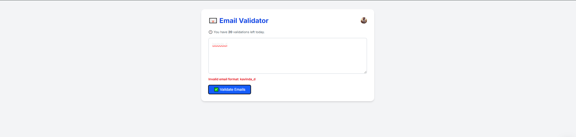 MailValidator - อีเมลที่คุณสามารถไว้วางใจเก็บรายการอีเมลของคุณไว้โดยปราศจากข้อผิดพลาด media 1